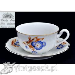 Reklamowa filiżanka marki Bohm porcelan Ćmielów