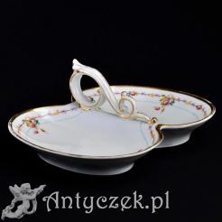 Dekoracyjny antyk z dziewiętnastowiecznej porcelany