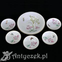 porcelanowy komplet do konfitury