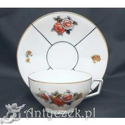 Porcelana Art Deco marki Limoges - antyczna filiżanka francuska