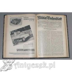 Dwa kompletne roczniki Militar Wochenblatt