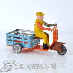 Kolekcjoenrska blaszana zabawka - motorower