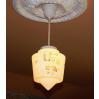 Międzywojenna LAMPA! Lampion ART DECO! Biała strzała