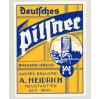Etykieta piwna Brauerei Heidrich Neustadt !
