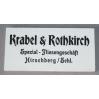 Reklamowy kafelek ! Hirschberg !! Jelenia Góra!