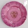 Porcelanowy talerz marki Rosenhal z monogramem