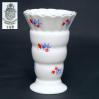 Geometryczne kwiaty na białej porcelanie! Wazon ART DECO!