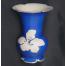 Błękitny wazon ze śląskiej porcelany Tiefenfurt