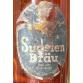 SUDETEN BRAU ! Przedwojenna BUTELKA z ETYKIETĄ!