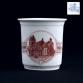 Kościół w Lalkowach - Lalkowy - Kociewie kubek porcelana KPM
