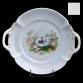 XIX wieczna porcelanowa patera zdobiona ptakami sygnatura FRAUENREUTH