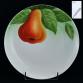 Gruszka - malowany talerz z końca XIX wieku - sygnowany Zech Scherzer.
